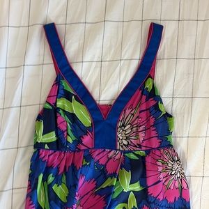 Lily Pulitzer maxi floral print dress size 4
